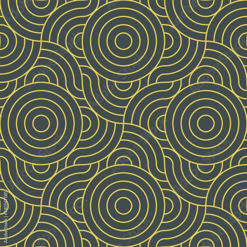 Simple wave line background. Vector illustration.