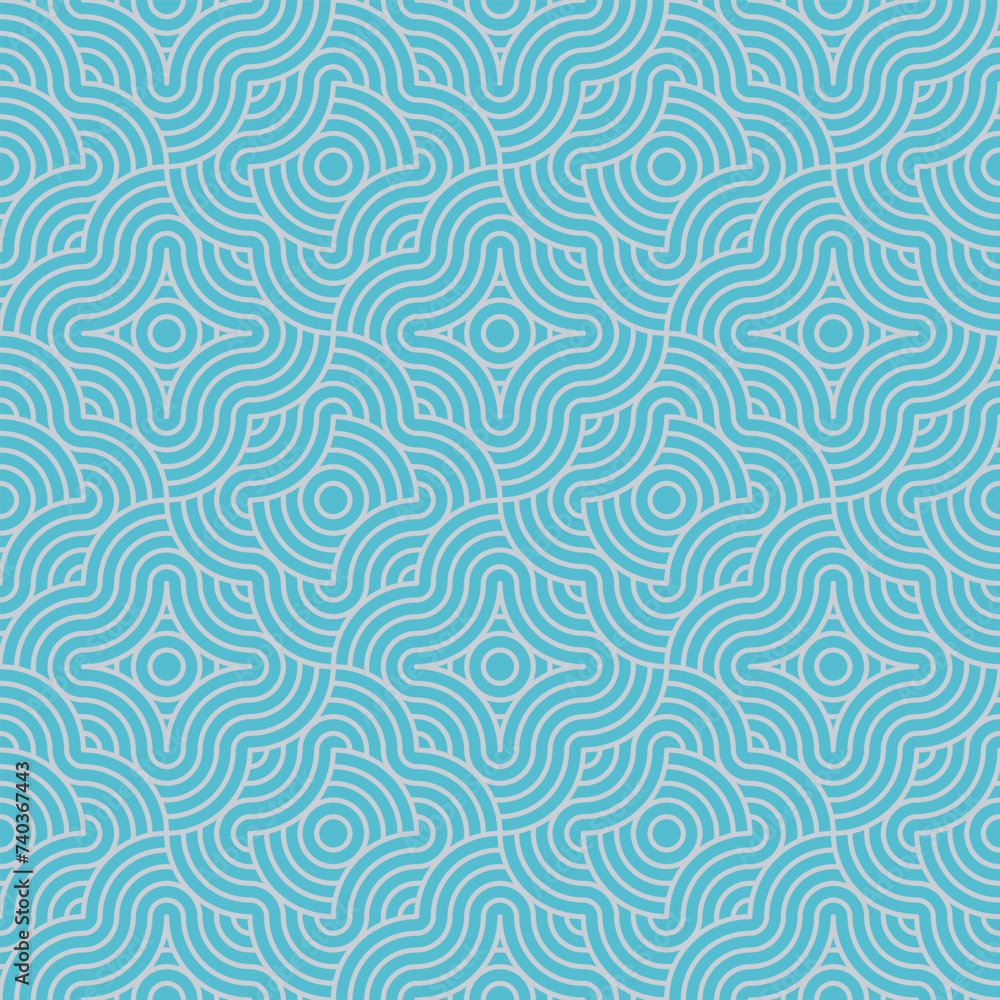 Simple wave line background. Vector illustration.