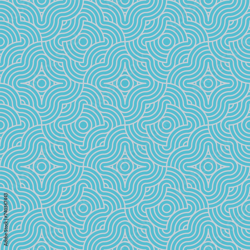 Simple wave line background. Vector illustration.