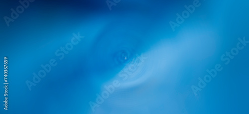 Abstract illustration of blue circle line