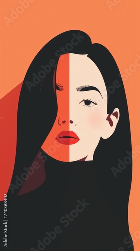 Portrait of a young female