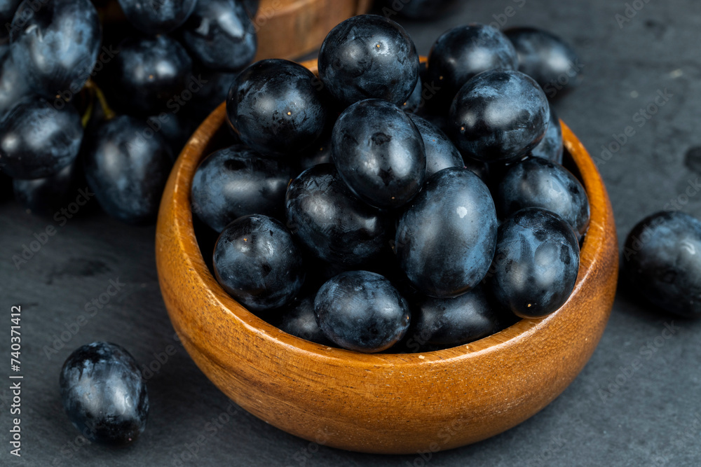 sweet ripe grapes on the table sweet ripe grapes on the table