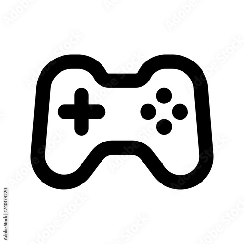 gamepad line icon