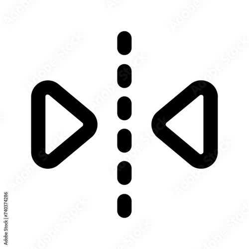 reflect line icon