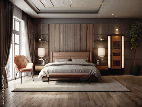 interior of a bedroom
