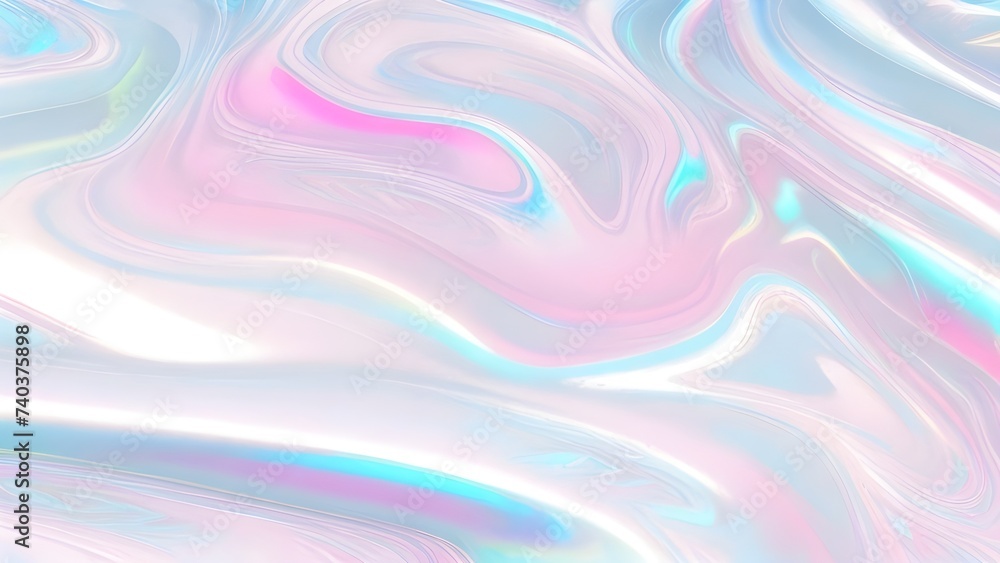 Holographic background seamless trendy iridescent light foil texture. Soft holographic pastel unicorn marble background pattern. Modern pearlescent blurry abstract swirl illustration. Holographic background seamless trendy iridescent light foil texture. Soft holographic pastel unicorn marble background pattern. Modern pearlescent blurry abstract swirl illustration.