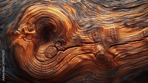 Close-up of rich wooden texture emphasizing natural patterns and woodworking craftsmanship