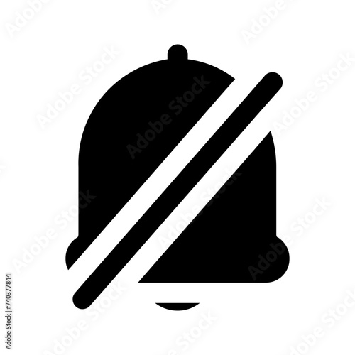 silent glyph icon