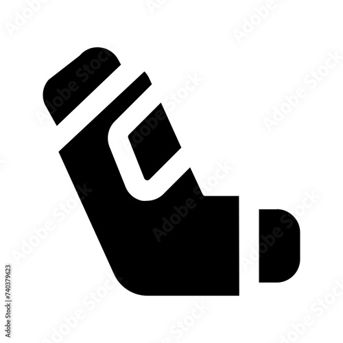 inhaler glyph icon