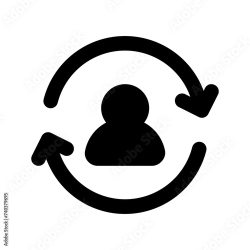 retention glyph icon