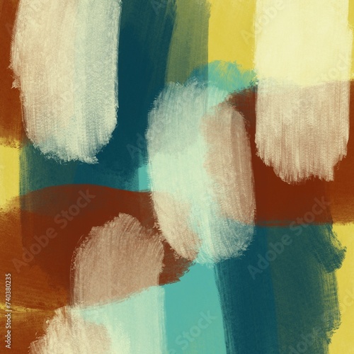 Colourful Abstract Painting Background