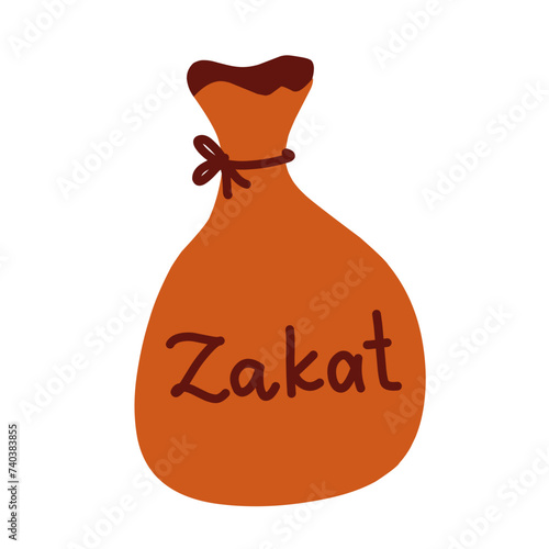 bag with money for zakat
