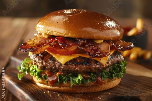  Gourmet Bacon Cheeseburger