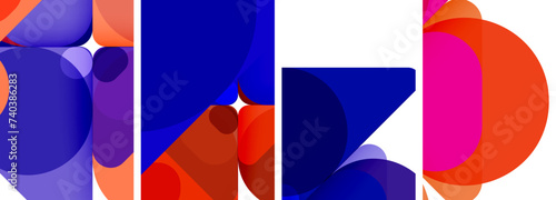 Geometric elements abstract backgrounds for wallpaper, business card, cover, poster, banner, brochure, header, website