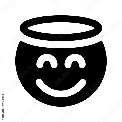 angel glyph icon