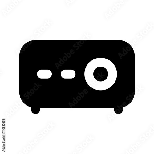 amplifier glyph icon