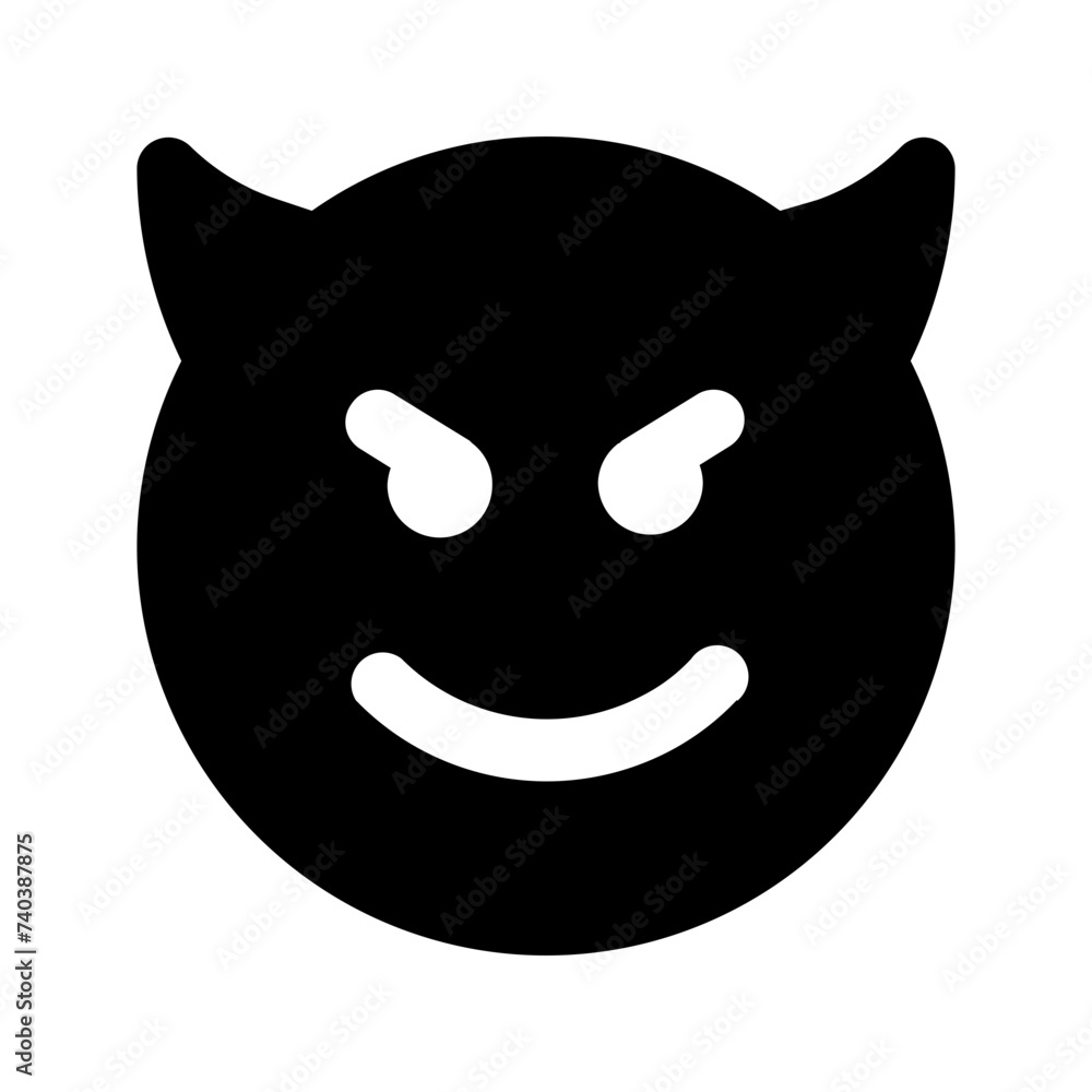devil glyph icon devil glyph icon