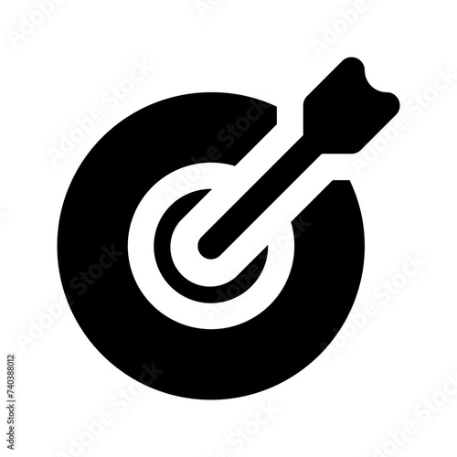 goal glyph icon