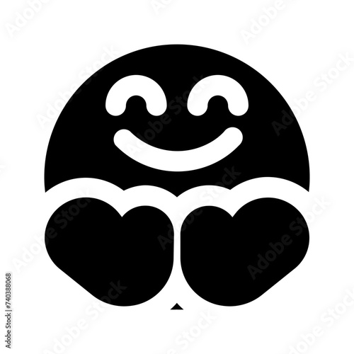 hug glyph icon