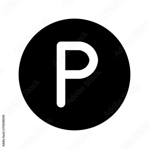 penny glyph icon