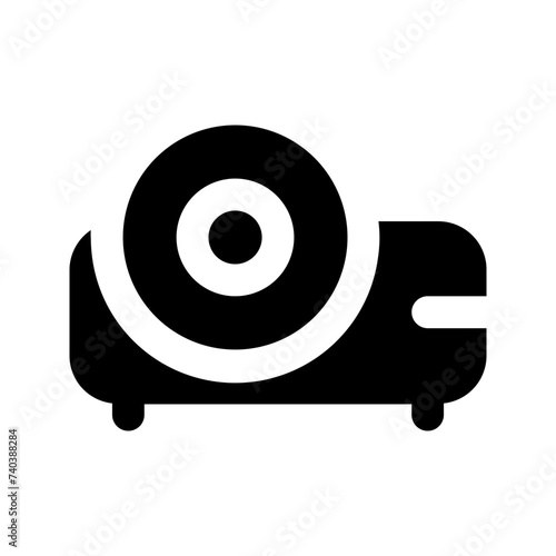 projector glyph icon