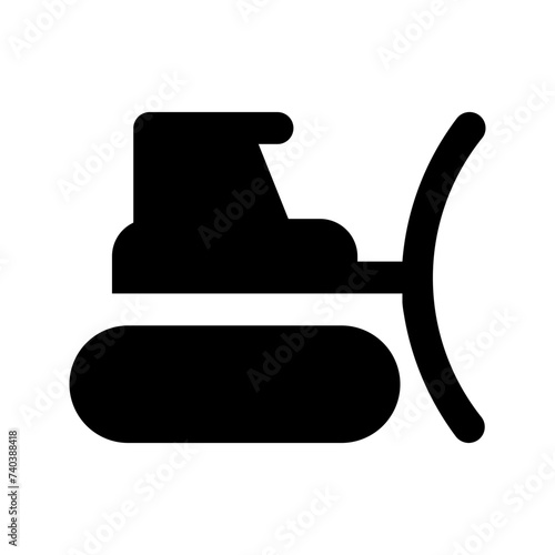 snowplow glyph icon