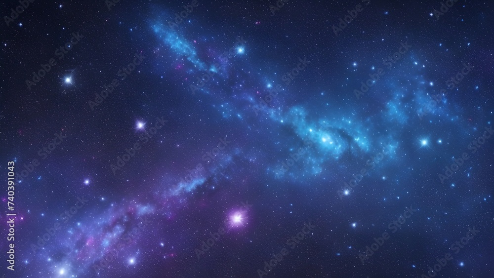 Galaxy dark black blue background Nebula and galaxies in space. Abstract cosmos purple pink pastel background. Night Sky and Deep Space.