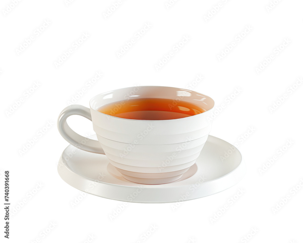 Tea with cup isolated on transparent background Tea with cup isolated on transparent background