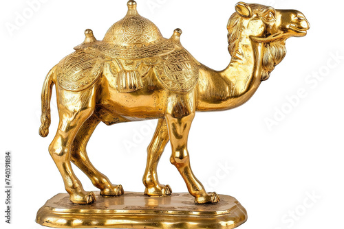 Gold Camel Statue