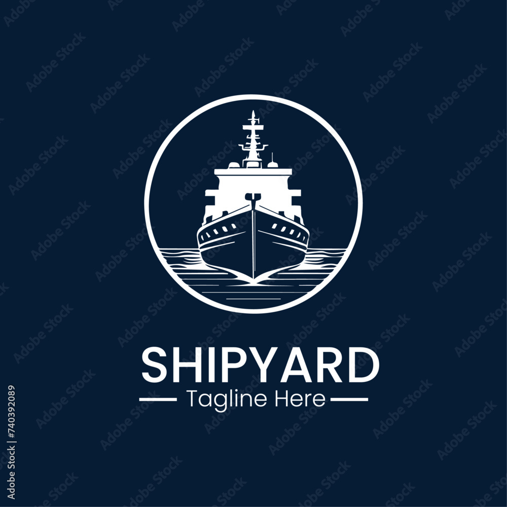 Shipyard logo template