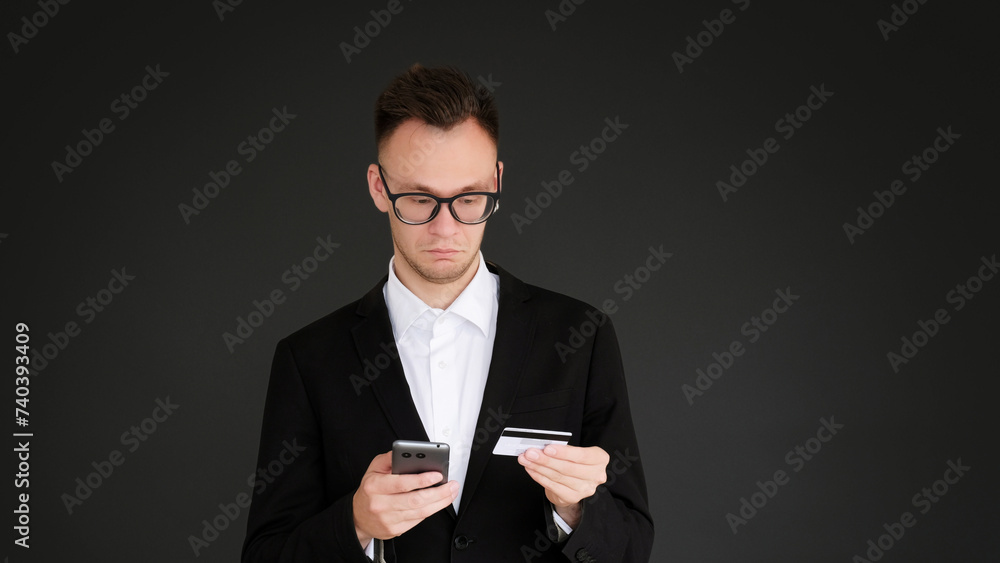 Bank fraud transaction problem man credit card Bank fraud transaction problem man credit card