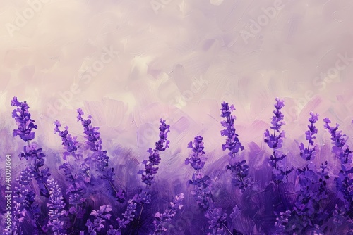 A lavender background with a textured appearance. Generative AI photo