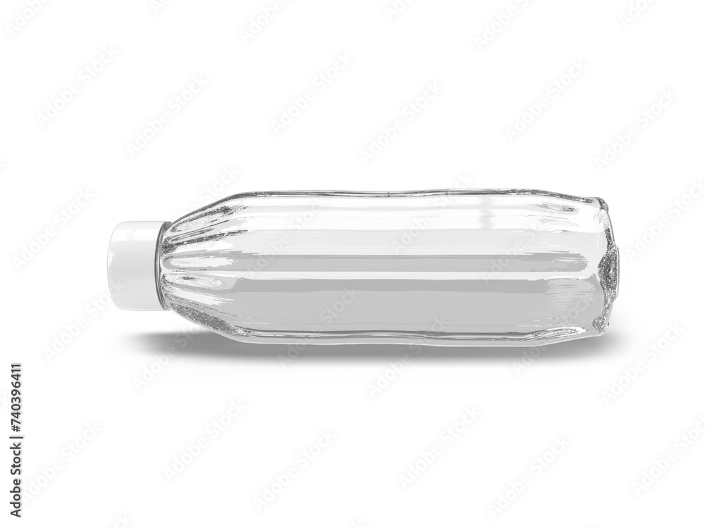 Water Bottle 3D Illustration Mockup Scene Water Bottle 3D Illustration Mockup Scene