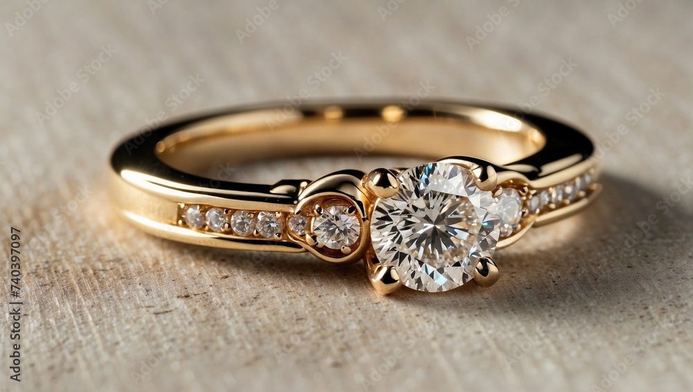 Crafted for eternal love, this diamond ring sparkles with timeless elegance Generative AI Crafted for eternal love, this diamond ring sparkles with timeless elegance Generative AI