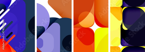 Geometric elements abstract backgrounds for wallpaper, business card, cover, poster, banner, brochure, header, website