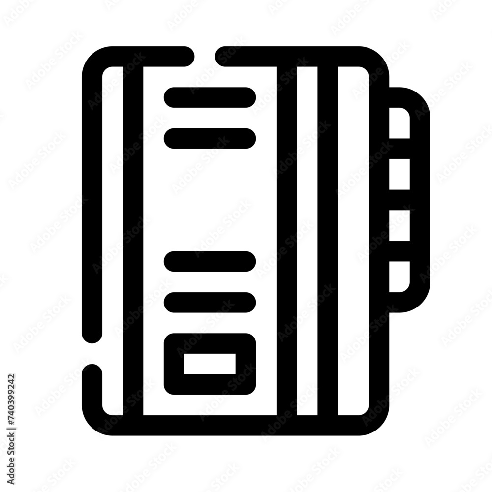 work schedule line icon work schedule line icon