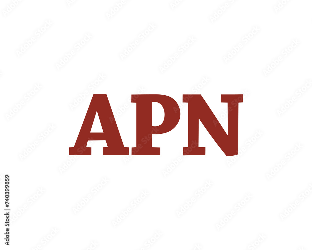 APN logo design vector template APN logo design vector template