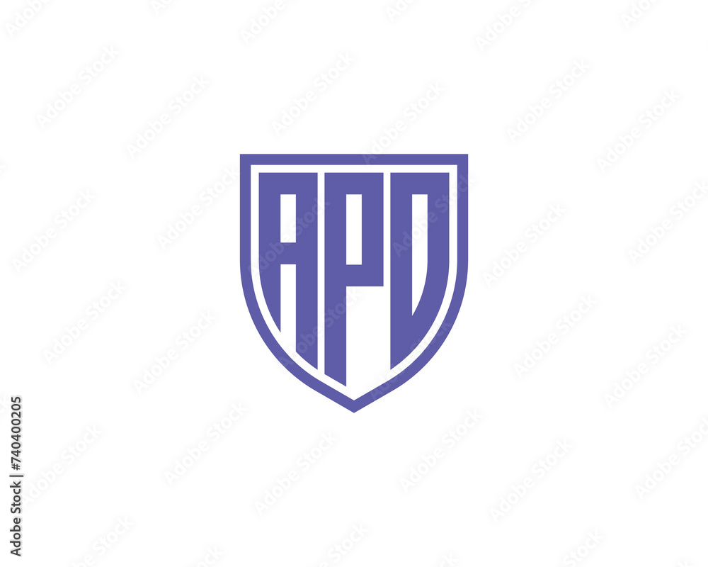 APO logo design vector template APO logo design vector template