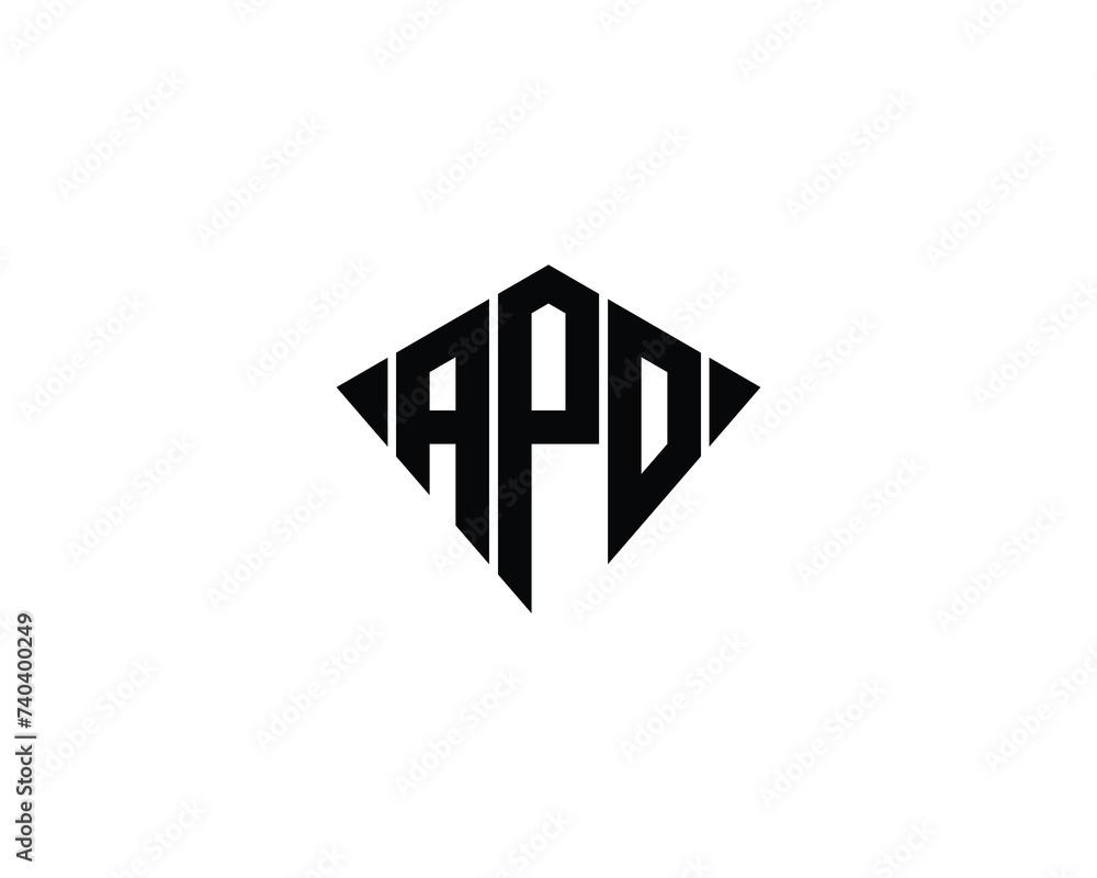 APO logo design vector template APO logo design vector template