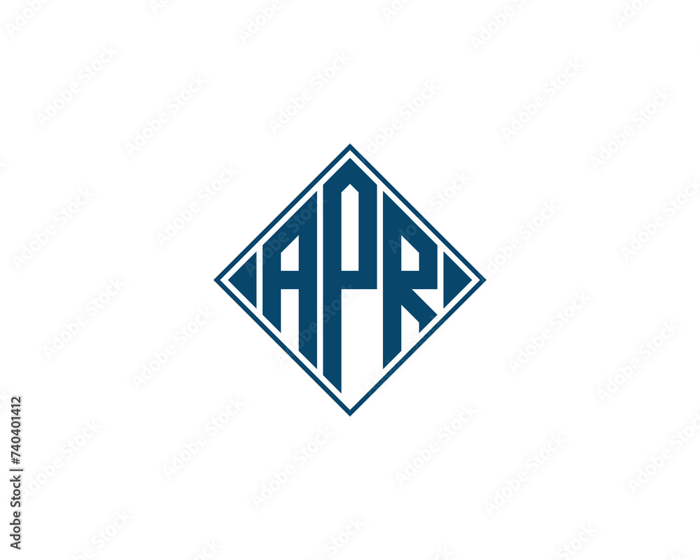 APR logo design vector template APR logo design vector template