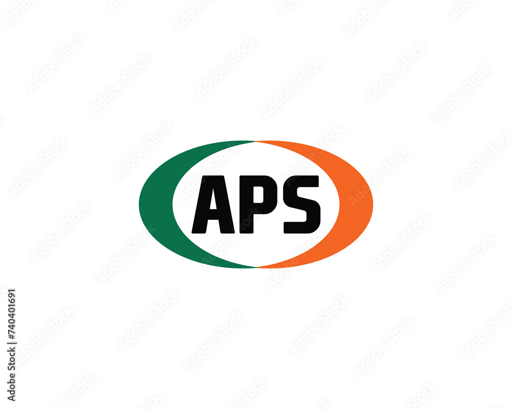 APS logo design vector template APS logo design vector template