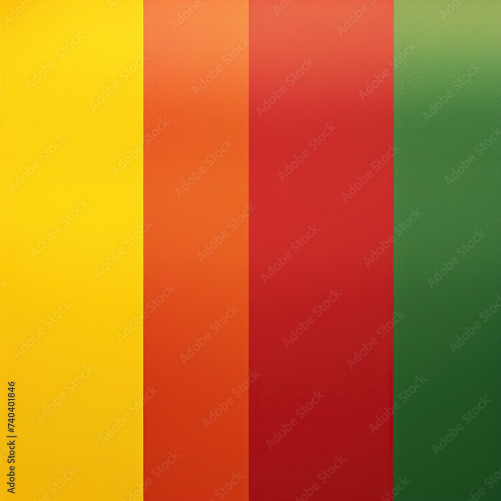 Geometric abstract background with diagonal stripes in shades of yellow, orange, and green