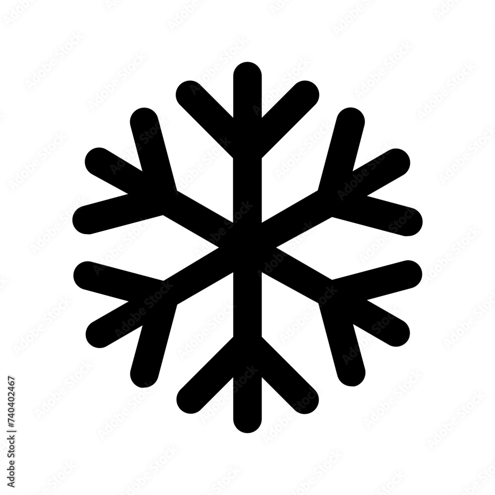 snowflake glyph icon snowflake glyph icon