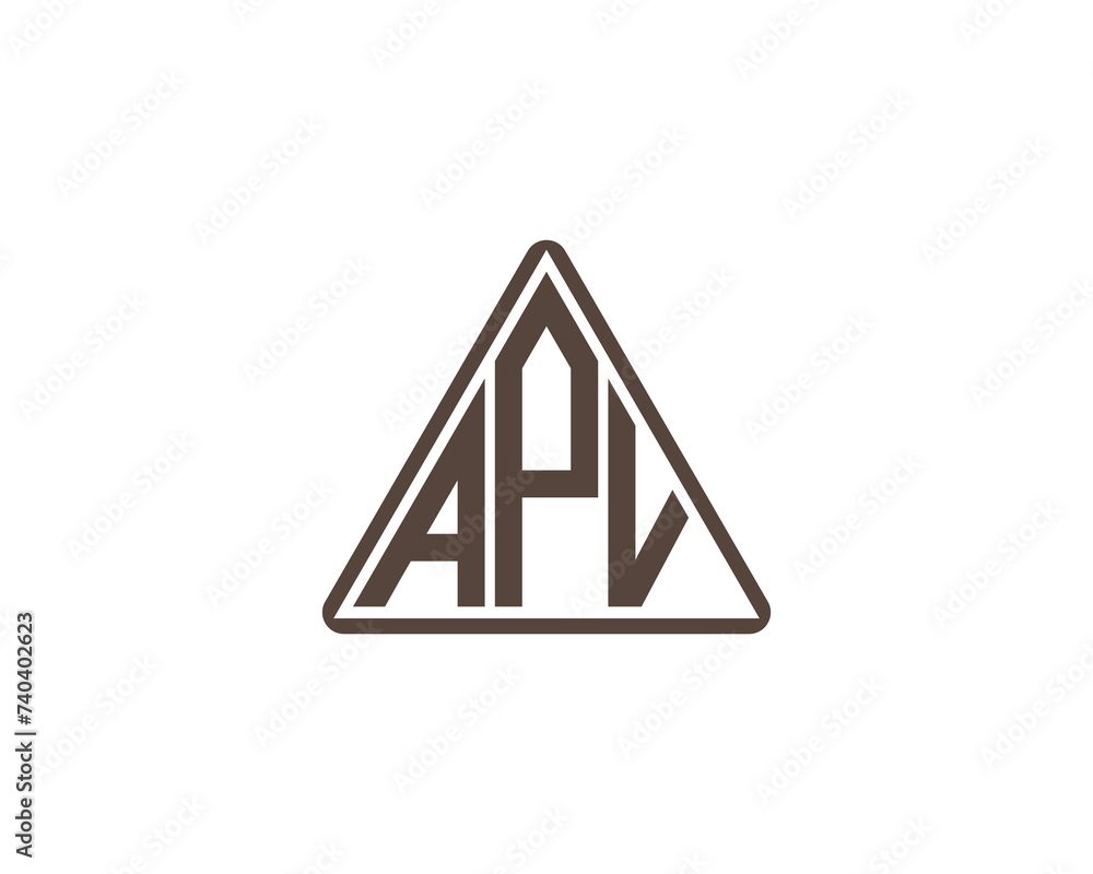 APV Logo design vector template APV Logo design vector template