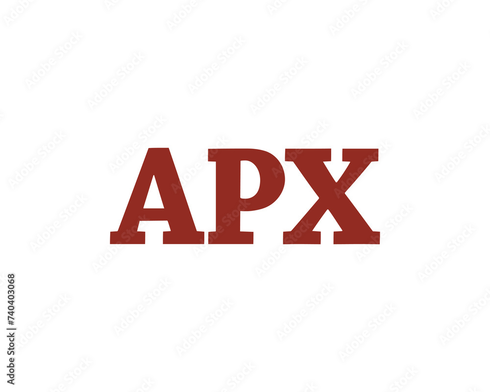 APX logo design vector template APX logo design vector template