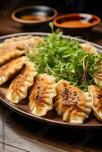 A Feast of Authentic Japanese Gyoza: a Delightful Fusion of Taste, Texture, and Craftsmanship