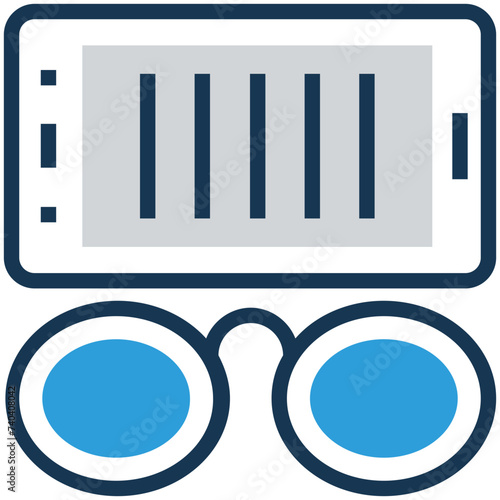 An icon of storytelling flat design 