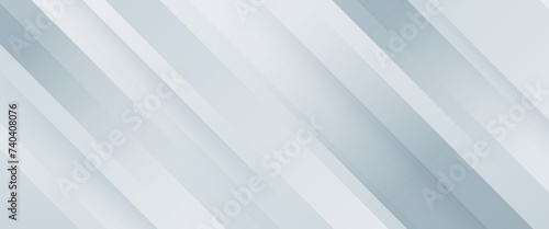 White minimal geometric shape abstract banner. For business banner, formal backdrop, prestigious voucher, luxe invite, wallpaper and background
