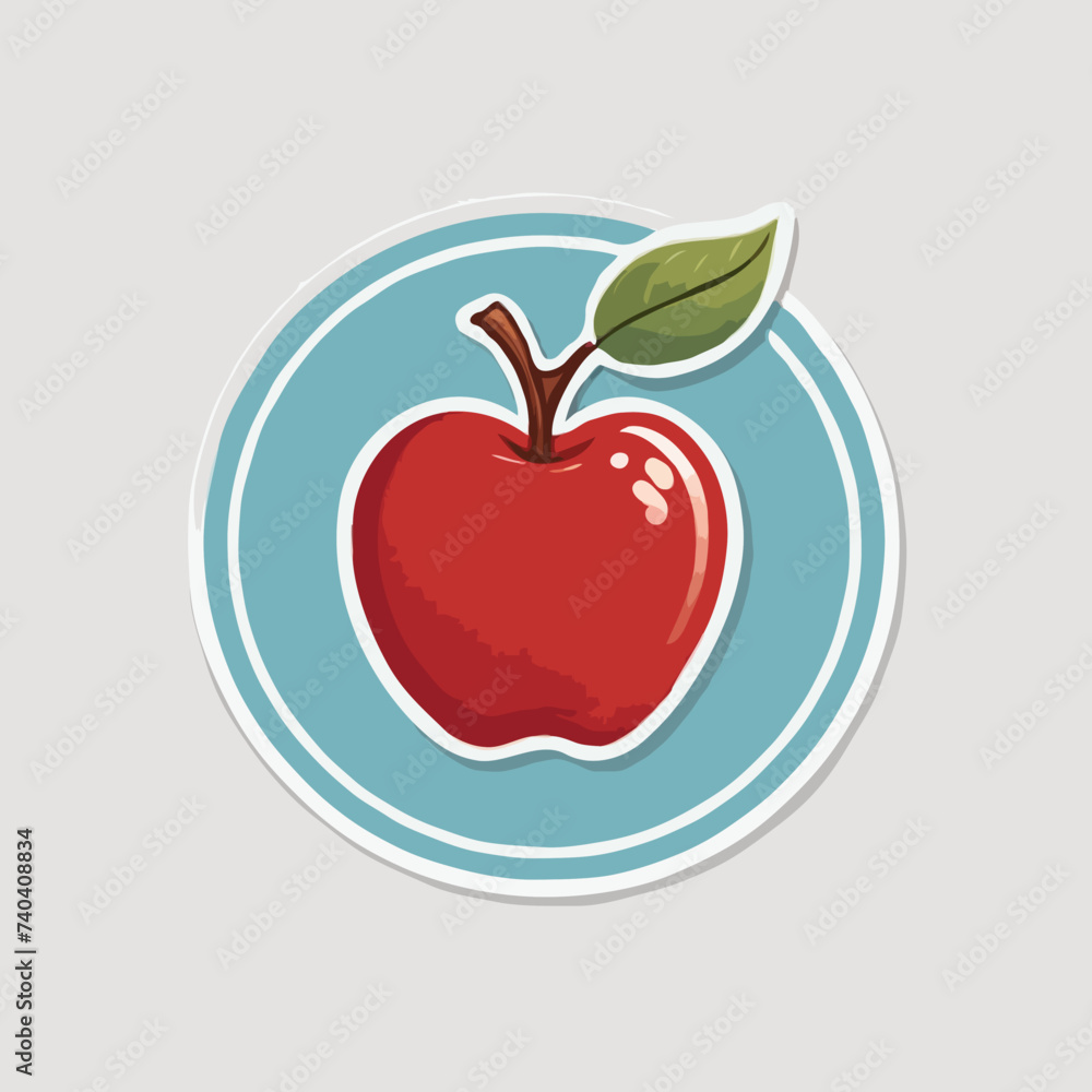 red apple illustration red apple illustration