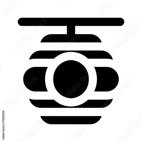 beehive glyph icon